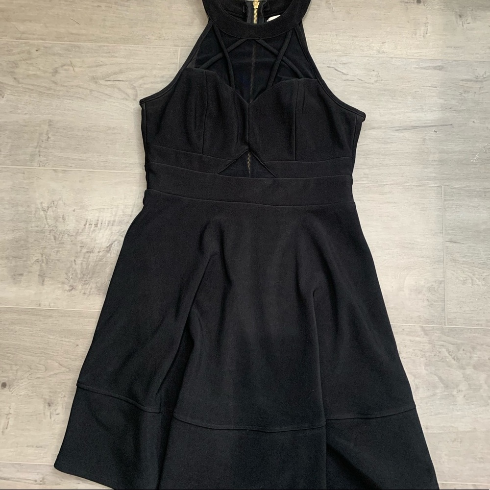 Sexy Mesh Cutout Little Black Dress. Size L, fits like Size M.